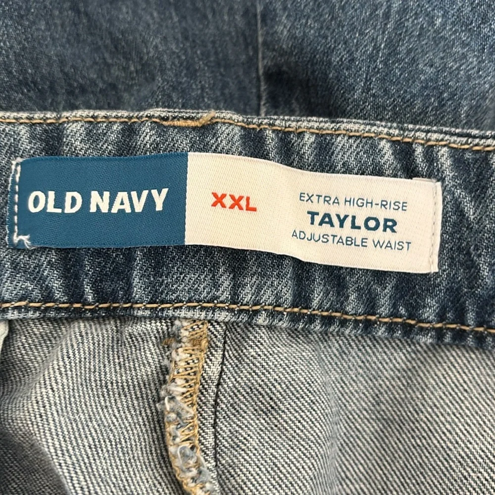 Old Navy High Waist Taylor Denim Shorts - Blue - Picture 11 of 11